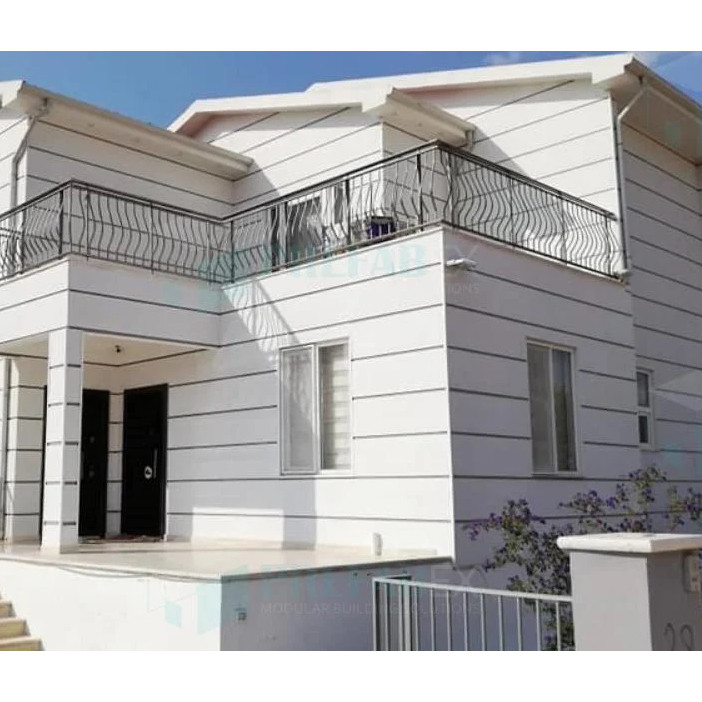 Προετοιμασμένο σπίτι για βίλα υψηλής ποιότητας ελαφρύ χάλυβα εύκολο συναρμολόγηση 2 ορόφους