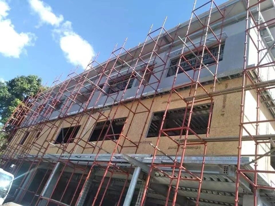 Ηχομονωτική οροφή Villa Πολυώροφη φωτεινή χάλυβα οίκος για νοσοκομείο