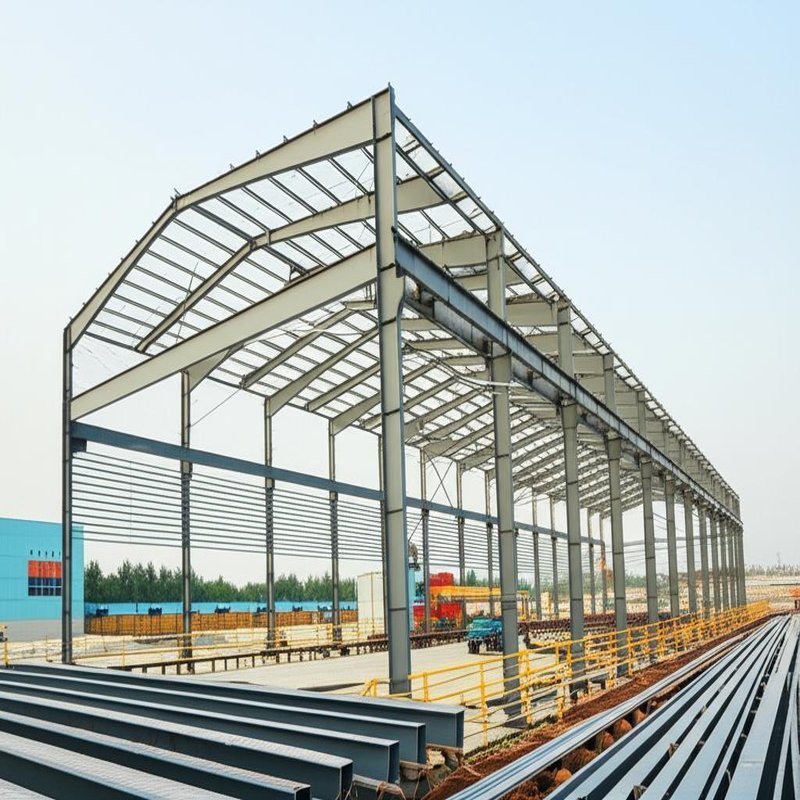 Light Steel Structure Building with Q235 Q345 Light Steel Material for Warehouse and Workshop Usage with Professional Service